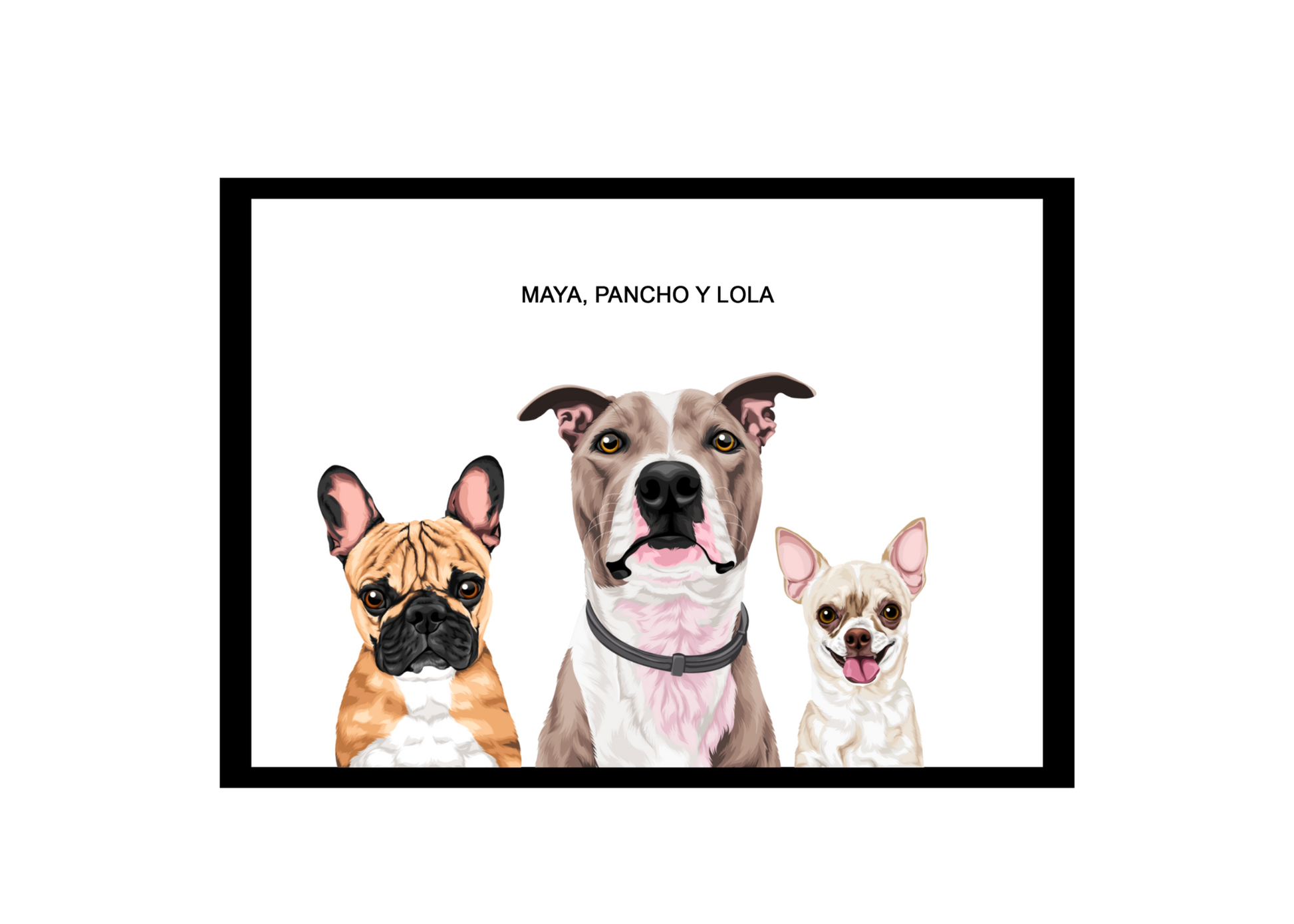 Retrato de una mascota personalizado