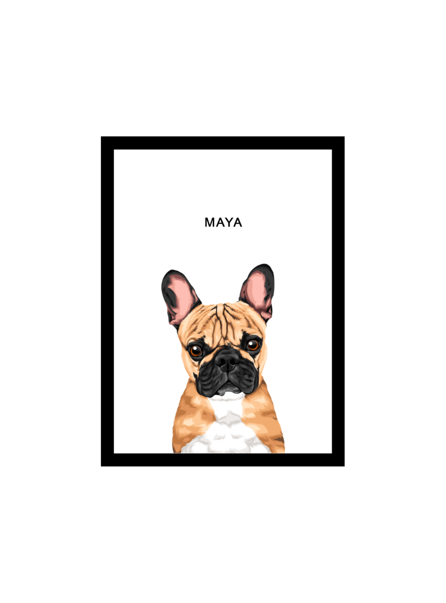 Retrato de una mascota personalizado